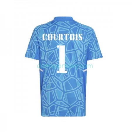 Koszulka Real Madryt Courtois 1 Bramkarska Domowe Koszulki Piłkarskie 2022-2023 Krótki Rękaw